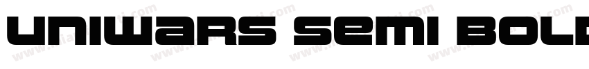 Uniwars Semi Bold字体转换